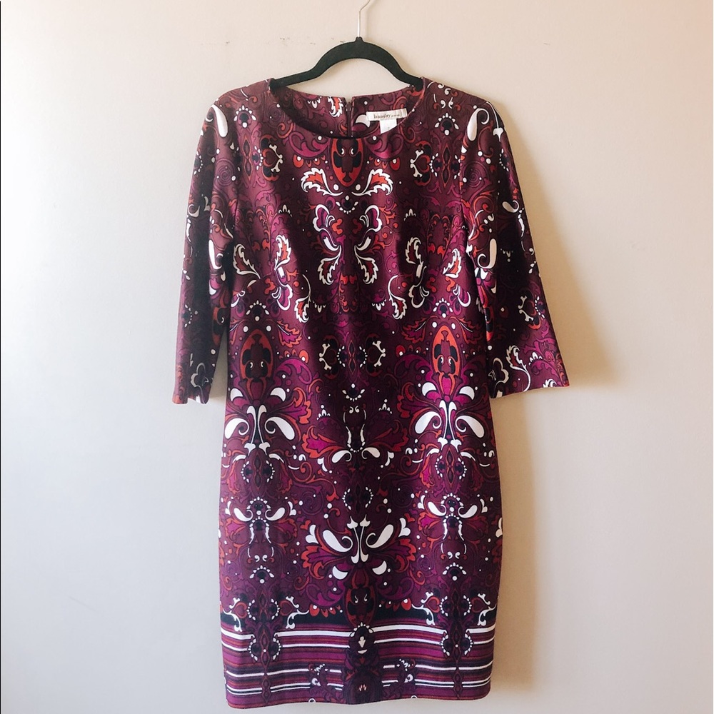 Laundry pattern Dress - Picture 2 of 3
